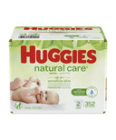 Huggies Natural Care Lingettes pour Bébés Sans Parfum