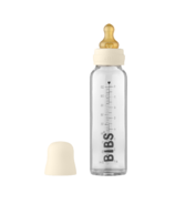 BIBs Baby Glass Bottle Complete Set Latex Ivory