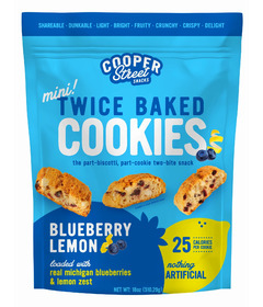 Cooper Street Mini Twice Baked Cookies Blueberry Lemon 