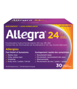Allegra Non-Drowsy 24 Heures relief Comprimés