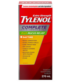 Tylenol Extra Strength Complete Cold, Cough & Flu Daytime Syrup