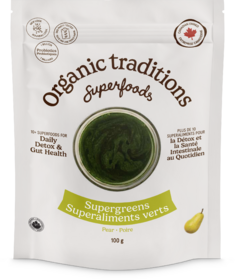 Organic Traditions Supergreens Pear