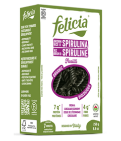 Felicia Organic Brown Rice & Spirulina Fusilli