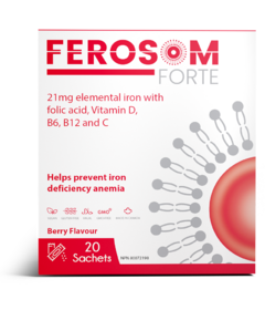 Ferosom Forte LCE Liposomal Iron Sachets