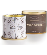 Illume Demi Vanity Tin Candle Woodfire