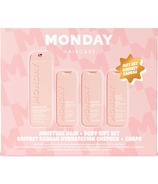 Coffret cadeau de soins capillaires MONDAY pour les fêtes de fin d'année MOISTURE Bundle