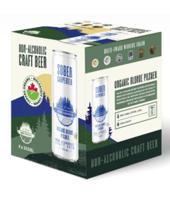 Sober Carpenter Non-Alcoholic Craft Beer Organic Blonde Pilsner