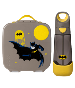 b.box Lunchbox & Water Bottle Batman Bundle