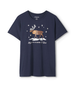 Hatley Little Blue House Men's Tee Winter Wonderland