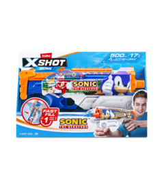 Zuru XSHOT Water Fast-Fill Skins Sonic The Hedgehog Hyperload Water Blaster