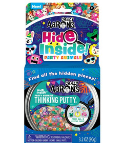 Crazy Aaron's Thinking Putty Hide Inside Party Animal 