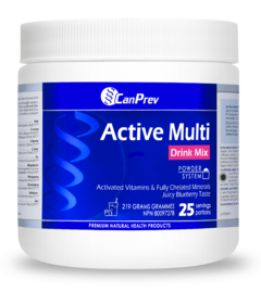 CanPrev Active Multi Drink Mix Powder Juicy Blueberry