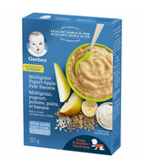 Gerber Céréales pour bébés - Blé, yogourt, pomme, poire et banane (ajouter de l'eau)