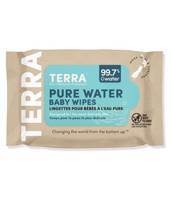 TERRA Bamboo Baby Wipes Pure New Zealand Water