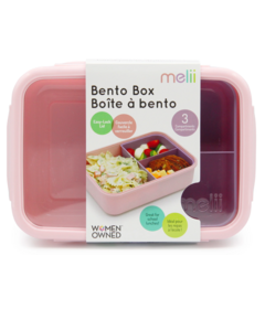 Melii Bento Box with Removable Divider Pink