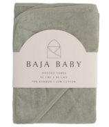 Baja Baby Oversized Bamboo Hooded Towel Sage