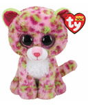 Ty Beanie Boo's Lainey Leopard Pink Regular