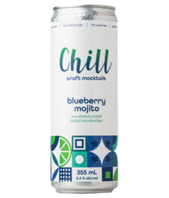 Chill Street Non-Alcoholic Cocktail Blueberry Mojito