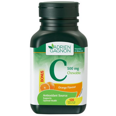 Adrien Gagnon Vitamin C 500 mg Chewable Adrien Gagnon Vitamin C 500 mg Chewable