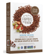 image of One Degree Brown Rice Cacao Crisps Cereal with sku:105701