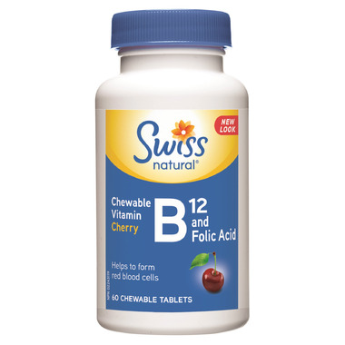 Swiss Natural Vitamin B12 & Folic Acid Swiss Natural Vitamin B12 & Folic Acid