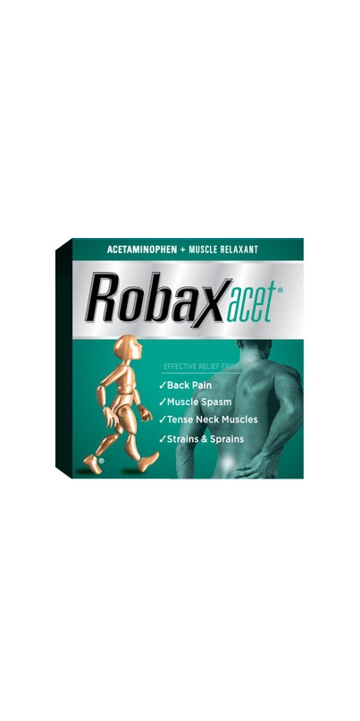 Robaxacet Pain Reliever and Muscle Relaxant Caplets - CTC Health