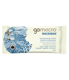 image of GoMacro Heartwarming Retreat Oatmeal Chocolate Chip Protein Bar with sku:191367