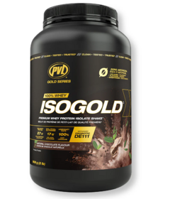 PVL Gold Series ISOGOLD Whey Protein Isolate Shake Chocolate