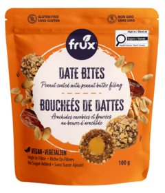 Frux Date Bites Peanut Coated with Peanut Butter Filling
