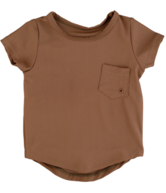 Current Tyed Clothing Round Hem T-Shirt Rashguard Oak