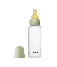 BIBS Round Latex Medium Flow Baby Bottle Sage