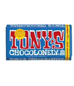 image of Tony's Chocolonely Dark Chocolate 70% with sku:329472