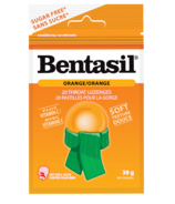 Bentasil Throat Lozenge Orange with Vitamin C