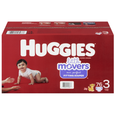 Buy Huggies Little Movers Baby Diapers at Free Shipping