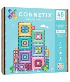 CONNETIX Magnetic Tiles Pastel Portal Pack
