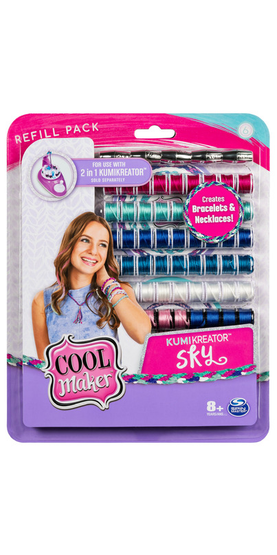 Buy Cool Maker Kumi Kreator Sky Fashion Pack Refill Bracelet and Necklace  Kit at