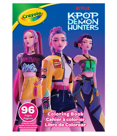 Crayola Colouring Book K-POP Demon Hunters