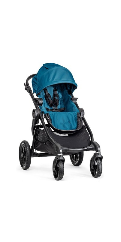 city select double stroller teal