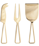 Danica Heirloom Gold Cheese Knives Set