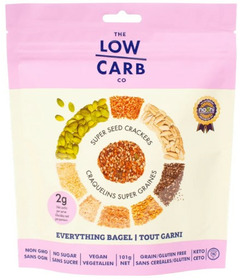 The Low Carb Co Super Seed Cracker Everything Bagel