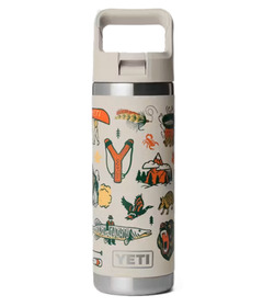 YETI Rambler Straw Bottle Cape Taupe Summer Camp