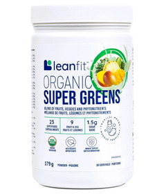 LeanFit Organic Super Greens Tropical Mango