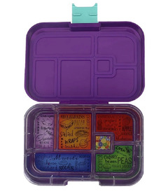 Munchbox Maxi6 Lunch Box Purple Peacock
