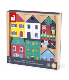 image of Janod Cross Roads City Blocks with sku:328932