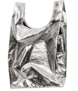 BAGGU Baby Baggu Metallic Silver