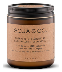 SOJA&CO. Soy Wax Candle Marshmallow Clementine