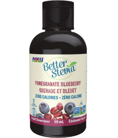 NOW BetterStevia Liquid Pomegranate and Blueberry Extract 