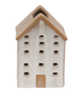 Harman Vail Chalet Ceramic Decor House Tall White (Maison décorative en céramique)