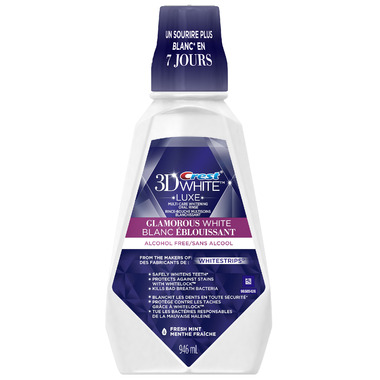 Crest 3D White Multi-Care Whitening Oral Rinse Glamorous White Crest 3D White Multi-Care Whitening Oral Rinse Glamorous White