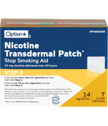 Option+ Patch transdermique de nicotine 14mg Étape 2